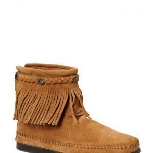 Minnetonka Hi Top Back Zip Boot