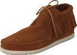 Minnetonka Venice Brown Suede