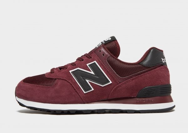 New Balance 574 Burgundy / Black