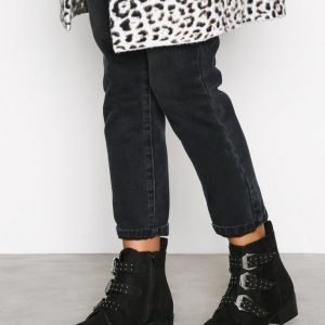 New Look Bambi 3 Buckle Stud Bootsit Black