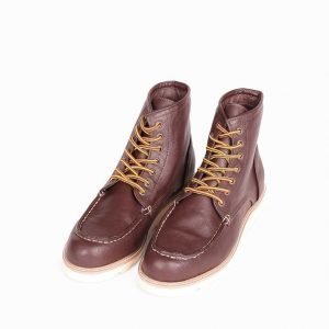 New Look Hi Wedge Hiker Boot Varsikengät Wine