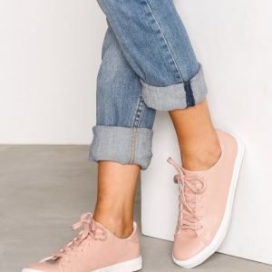 New Look Lace Up Contrast Sole Trainers Tennarit Pink