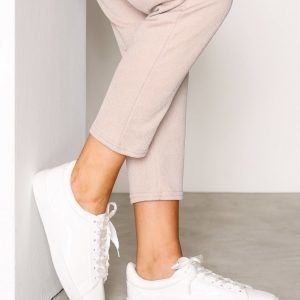 New Look Patent Ribbon Lace Trainers Tennarit White