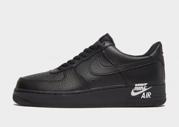 Nike Air Force 1 Logo Musta