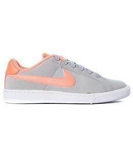 Nike Court Royale Wolf Grey/Bright Mango-White