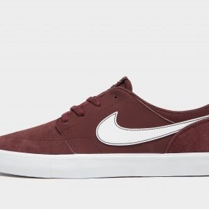 Nike Sb Solarsoft Portmore Burgundy / White