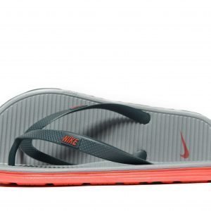 Nike Solarsoft Ii Flip Flops Charcoal Grey /  Challenge Red