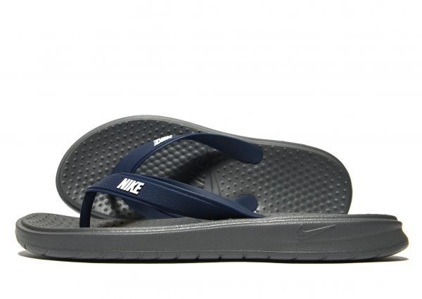 Nike Solay Flip Flops Tummanharmaa