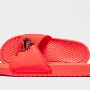 Nike Sportswear Benassi Text Slides Punainen