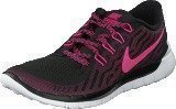 Nike Wmns Nike Free 5.0 Black/Pink Pow-Pnk Fl-Pnk Glw