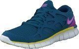 Nike Wmns Nike Free Run 2 Ext Grn Abyss/Rd Vlt-Brght Ctrn-Bl