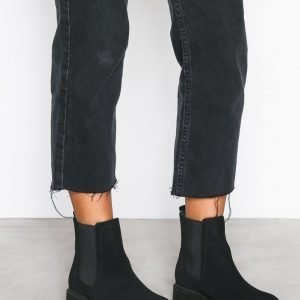 Nly Shoes Chunky Chelsea Boot Bootsit Musta