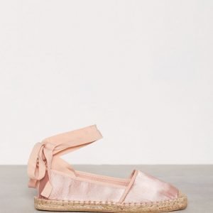 Nly Shoes Lace Espadrilles Espadrillot Vaaleanpunainen