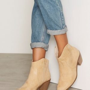 Nly Shoes Mid Ankle Bootie Nilkkurit Beige