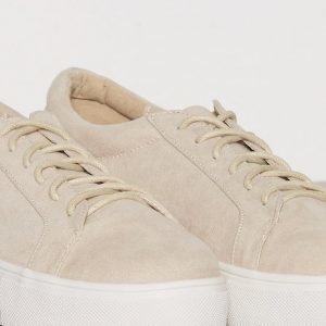 Nly Shoes Platform Sneaker Tennarit Beige