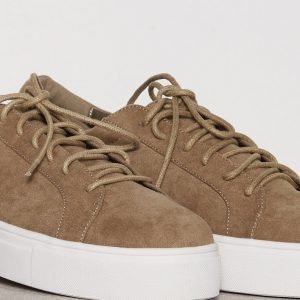 Nly Shoes Platform Sneaker Tennarit Khaki