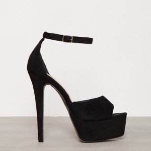 Nly Shoes Platform Stiletto Sandal Sandaletit Musta