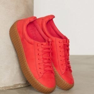 Nly Shoes Rubber Sole Sneaker Tennarit Raspberry