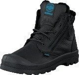 Palladium Pampa Hi Cuff WPS Kids Black