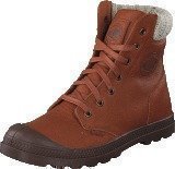 Palladium Pampa Hi Knit Hi LP Ladies Mocha Bisque