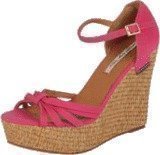 Pepe Jeans Cotton Fabric Raffia Hi Wedge