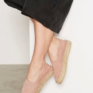 Pieces Pslucia Suede Espadrillos Cameo Ros Espadrillot Vaalea Pinkki