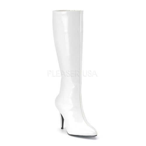 Pleaser Funtasma Lust-2000 valkoiset PVC saappaat