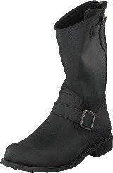 Primeboots Engineer Mid-16 Old Crazy Black