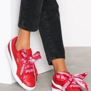 Puma Basket Heart De Tennarit Punainen