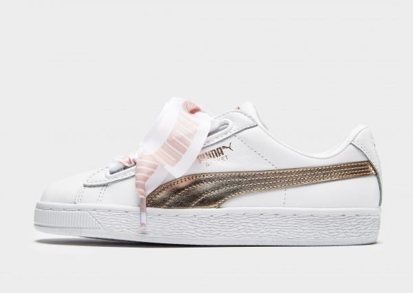 Puma Basket Heart Valkoinen