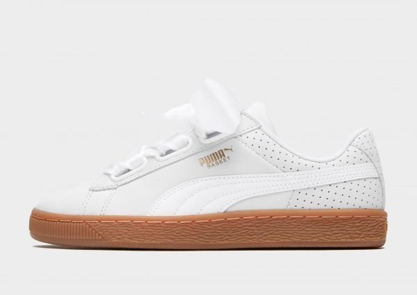 Puma Basket Heart Valkoinen