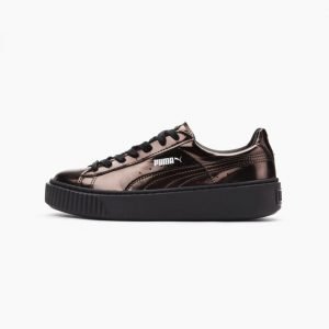 Puma Basket Platform Metallic