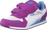 Puma Cabana Racer Mesh V Kids Pink Dogwood-White