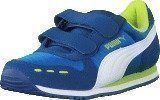 Puma Cabana Racer Mesh V Kids Puma Royal-White