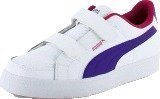 Puma Court Point V Kids White/Raspberry