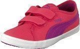 Puma Elsu F Canvas V Kids Geranium-Vivid Viola