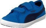 Puma Elsu F Canvas V Kids Strong Blue-Peacoat