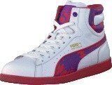 Puma First Round Wildy Jr Wht/Purple