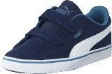 Puma Puma 1948 Vulc V Kids Peacoat-White