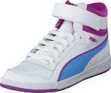 Puma Puma Liza Mid Jr White-Little Boy Blue