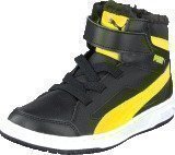 Puma Puma Rebound V2 Hi Fur Kids Black/Sulphu