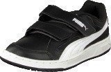 Puma Puma Rebound V2 Lo Kids Black/White