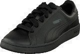 Puma Puma Smash L Jr Black-Black-Dark Shadow