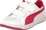 Puma Puma Smash L V Kids White-Geranium