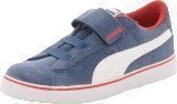 Puma S Vulc V Kids Denim/Wht