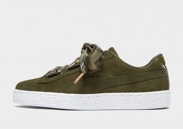 Puma Suede Heart Vihreä