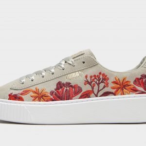 Puma Suede Platform Floral Harmaa