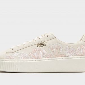 Puma Suede Platform Floral Kermanvalkoinen