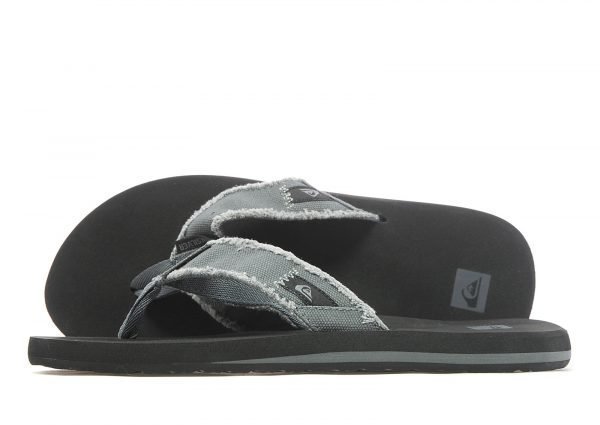 Quiksilver Abyss Flip Flops Harmaa