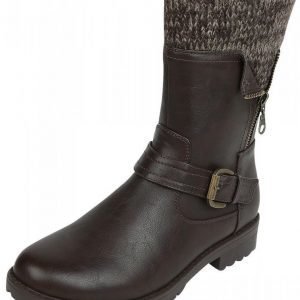 R.E.D. by EMP Knitted Strap Boot Varsikengät